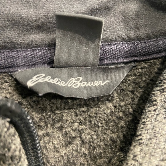 Eddie Bauer Men’s Sweater Size Large Gray - Picture 3 of 5